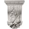 Ekena Millwork 7 1/4"W x 3"D x 10 1/8"H Nadia Leaf Corbel COR07X03X10NA - alternate 3